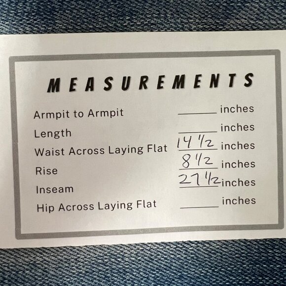 McGuire Womens Mrs Robinson Boyfriend Jeans Starry Night Faded Denim size 24 - Picture 13 of 13